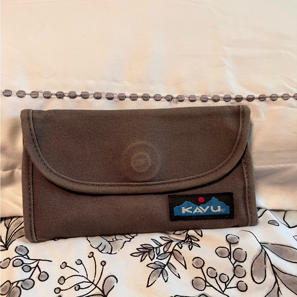 Kavu Canvas Checkbook Wallet